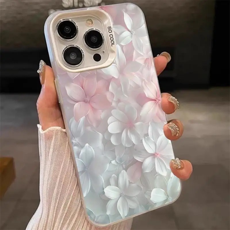 Phone Cases Pink - Pink Flower Case for iPhone 15Pro