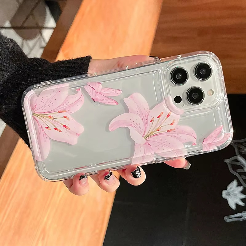 Phone Cases Pink - Pink Flower Lily Phone Case For