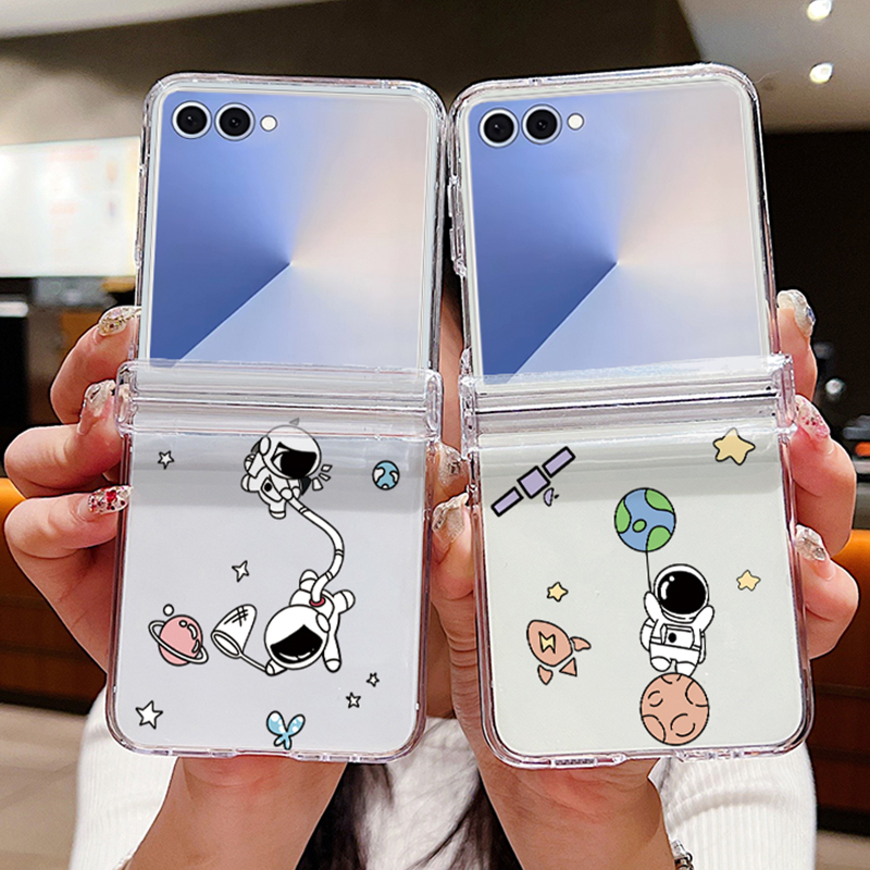 Phone Cases Z Fold 7 - Astronauts Pattern Folding Phone Case For