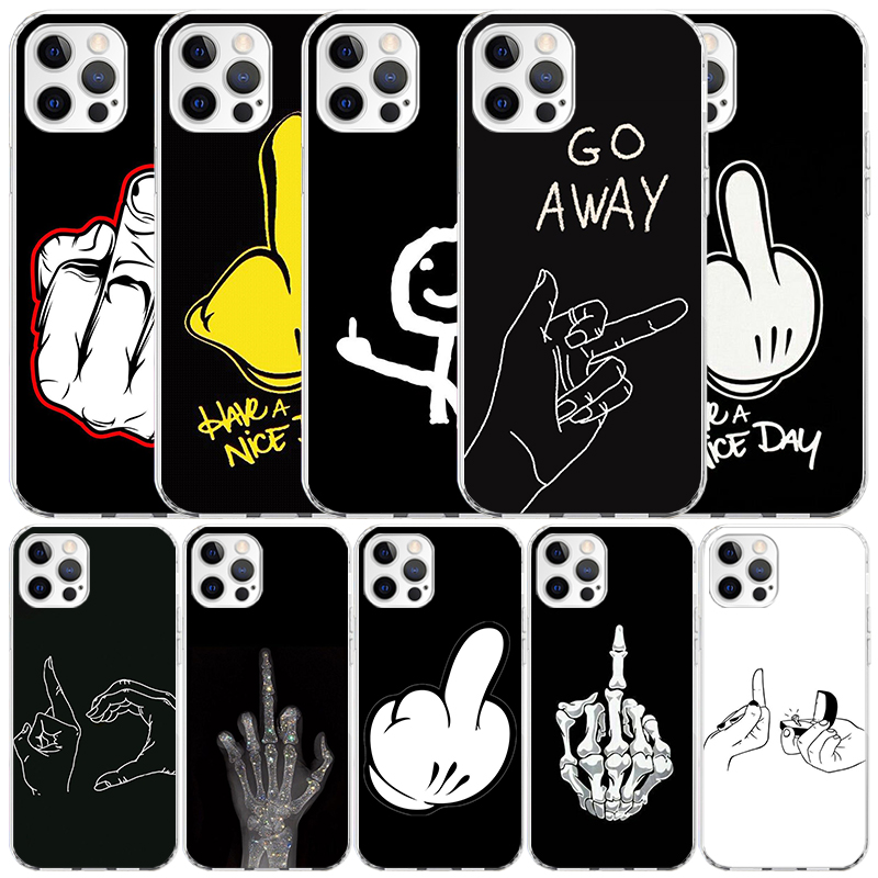 Phone Cases That Fit Iphone 16E - Middle Finger Soft Cover for iPhone