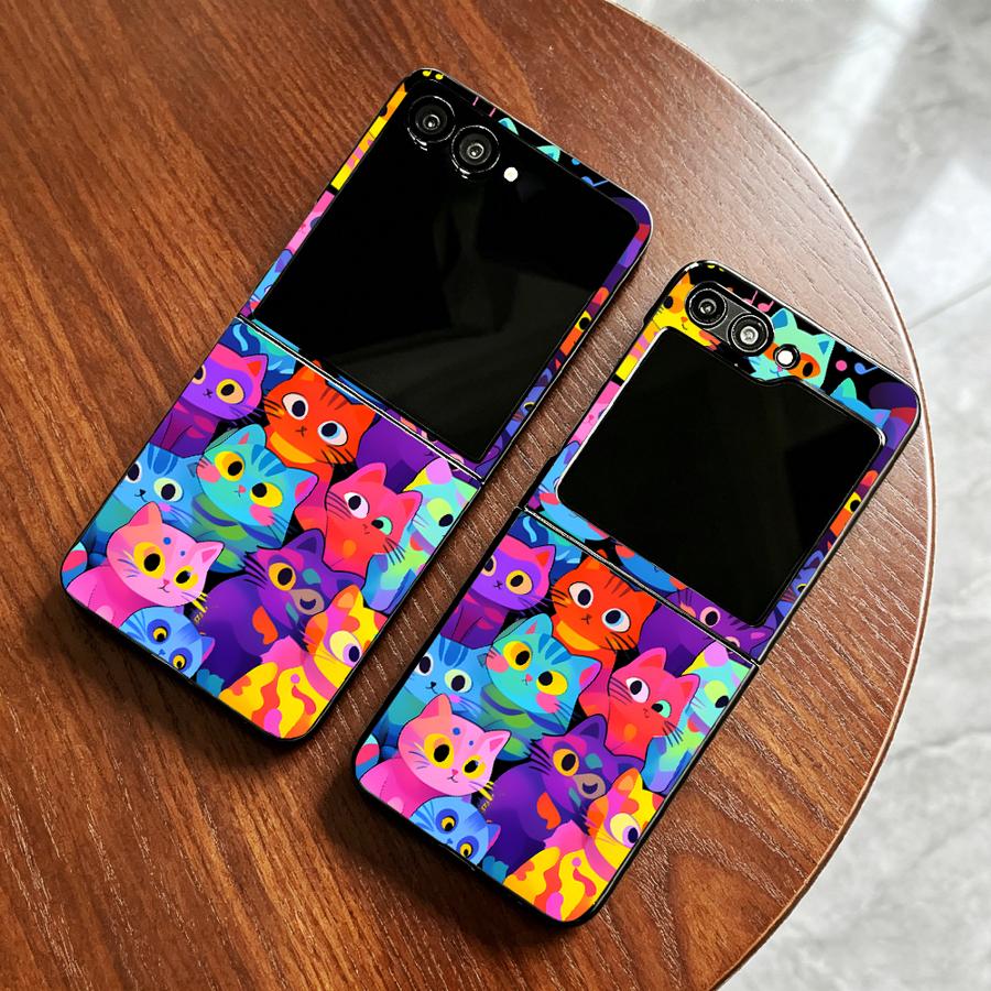 Phone Cases Z Fold 7 - Full Cover Cat Phone Cover Case