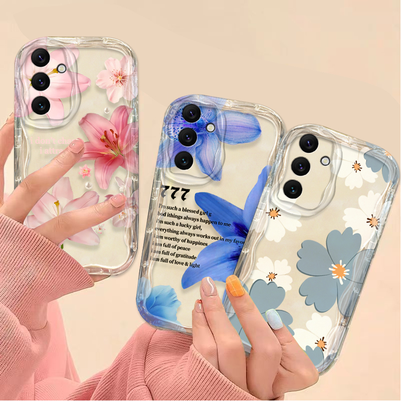 Beautiful Pink Lily Pattern Ph - Phone Cases Pink recension och pris