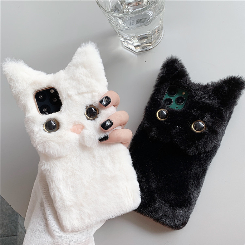 3D Cute Cartoon Cat Furry Plus - Phone Cases Iphone 11 recension och pris