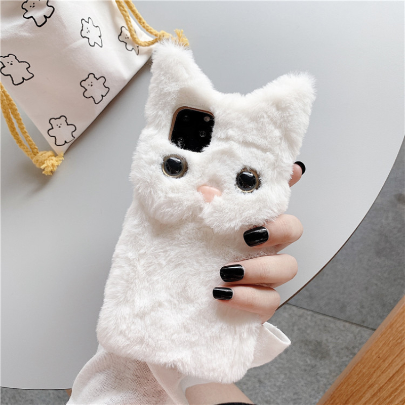 3D Cute Cartoon Cat Furry Plus - Phone Cases Iphone 11 recension och pris