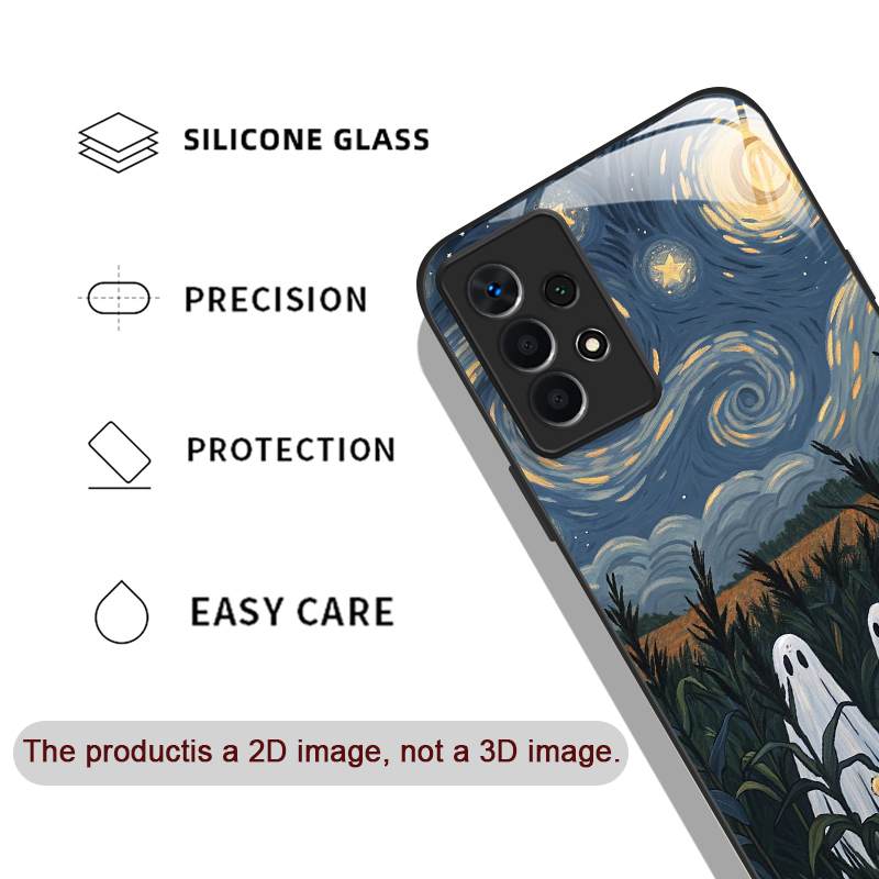 Funny Ghost Abstract Art Patte - Phone Cases Drawing recension och pris