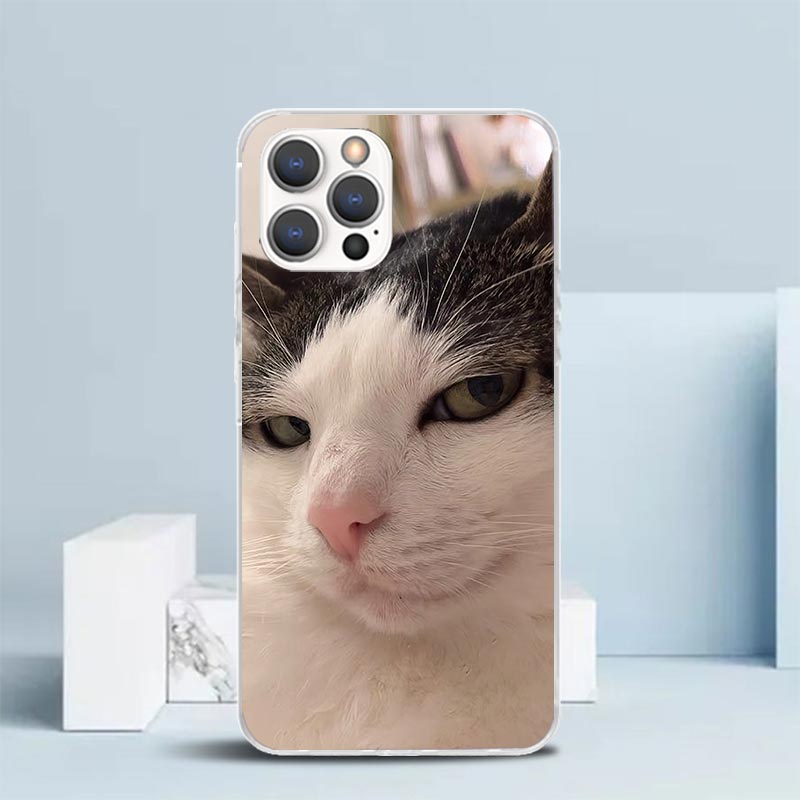 Pet Cat Funny Memes Soft Cover - Phone Cases That Fit Iphone 16E recension och pris