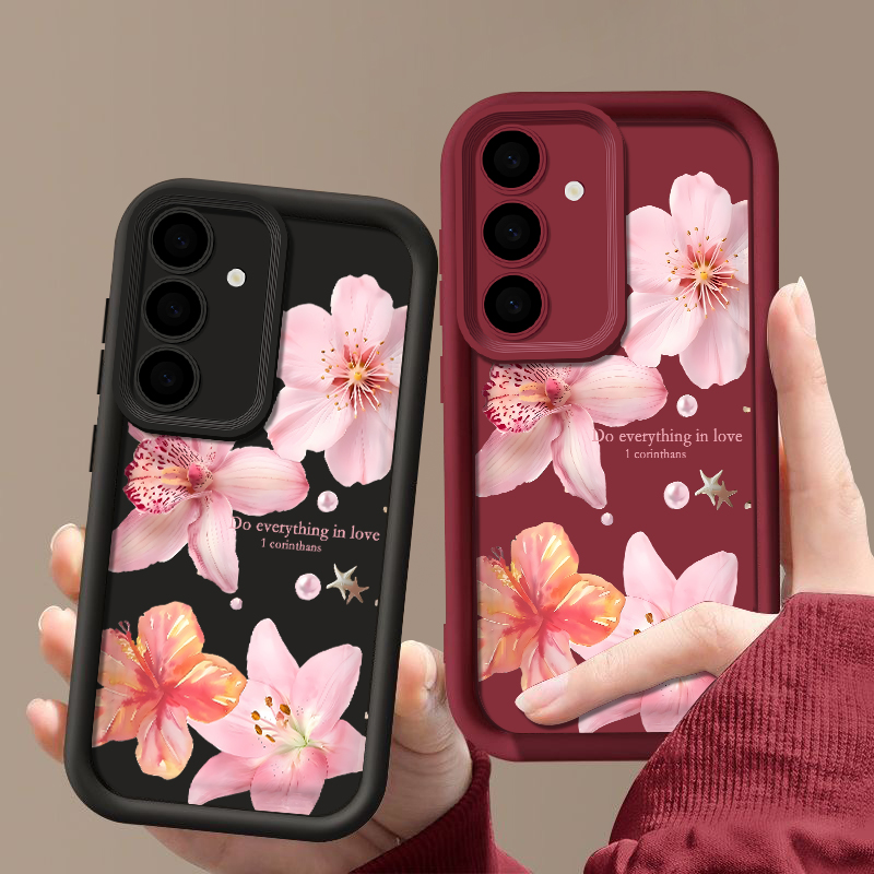 Pink Flowers Phone Case For Sa - Phone Cases Pink recension och pris