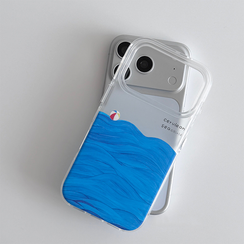 Oil Painting Texture of Sea Su - Phone Cases Drawing recension och pris