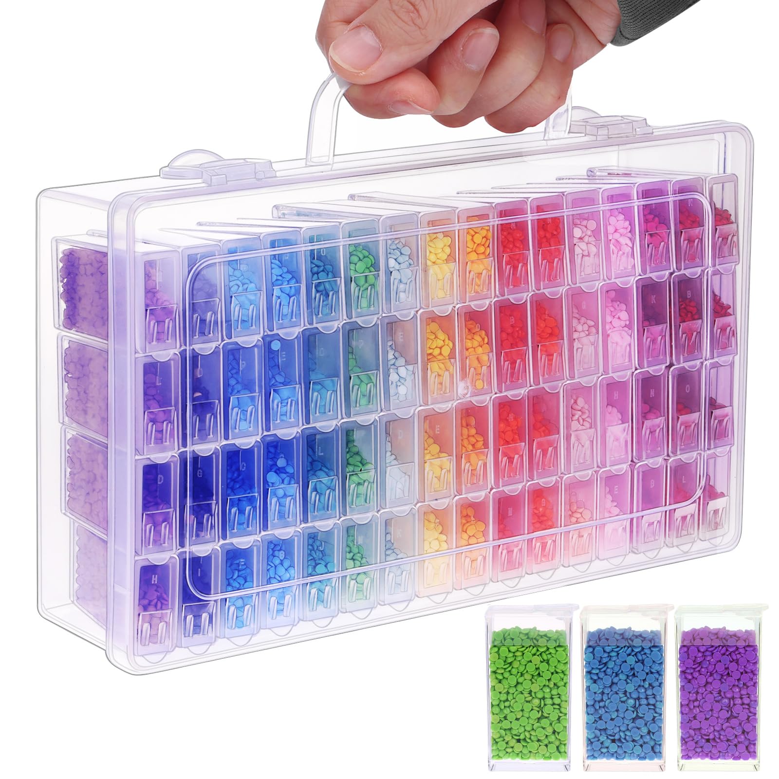 1/2/3/4Pack 64gird Diamond Pai - Phone Cases The Dairy recension och pris