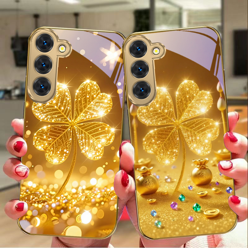 A huge golden clover For Samsu - Phone Cases Samsung S25 Ultra recension och pris
