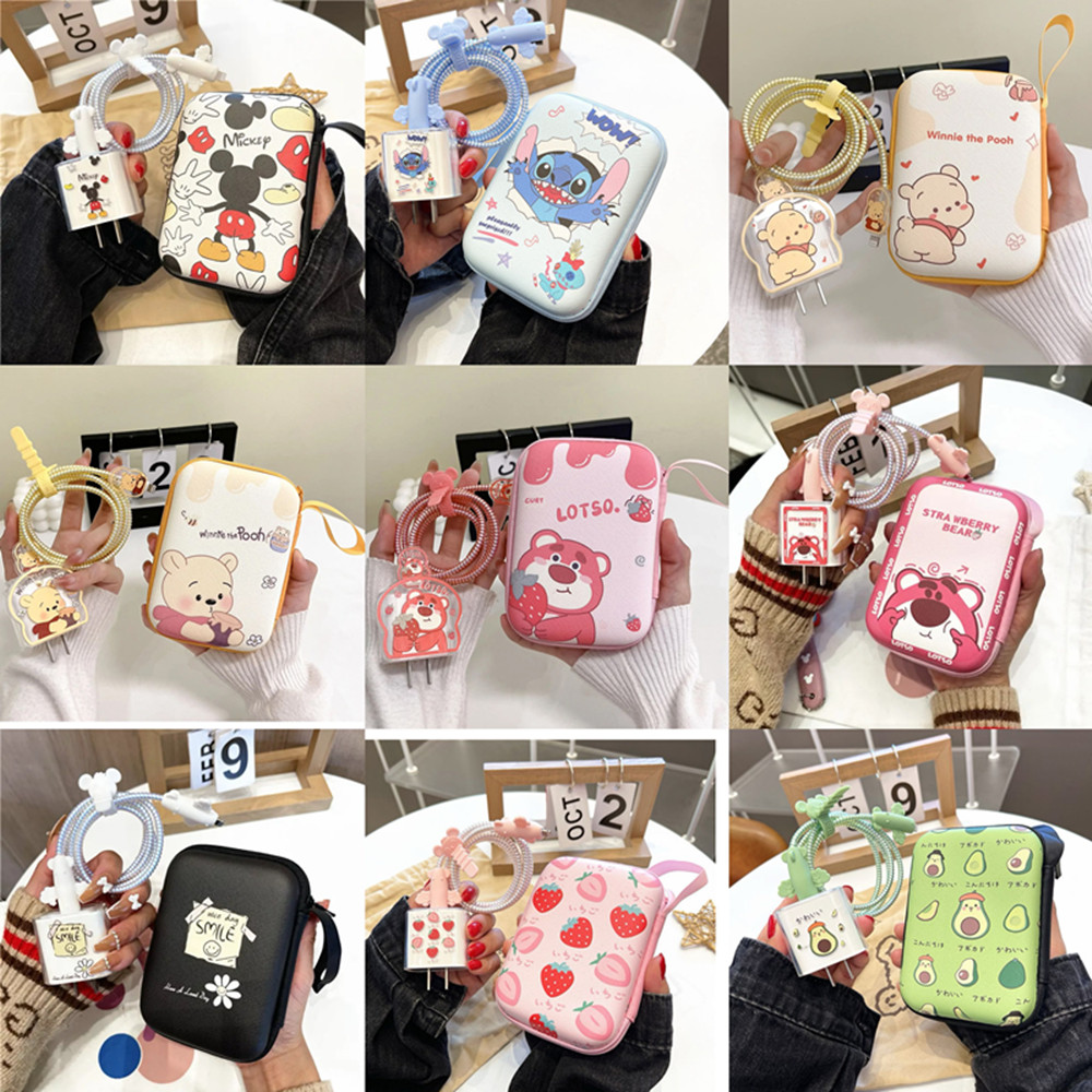 Cartoon Cable Protector for iP - Phone Cases Rubber recension och pris