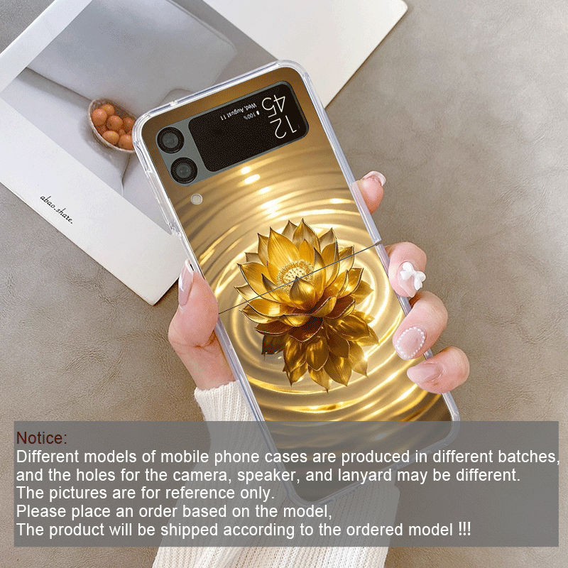 Creative Golden Lotus Flower P - Phone Cases Z Fold 7 recension och pris