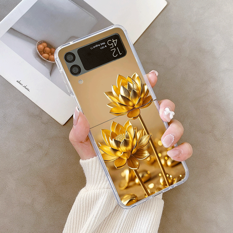 Creative Golden Lotus Flower P - Phone Cases Z Fold 7 recension och pris