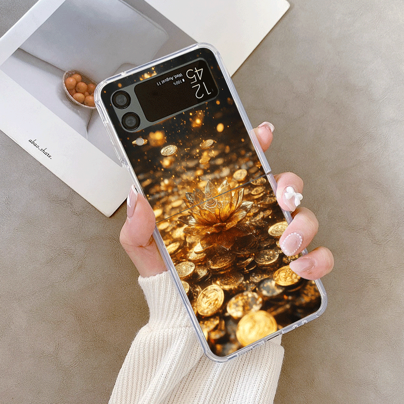 Creative Golden Lotus Flower P - Phone Cases Z Fold 7 recension och pris
