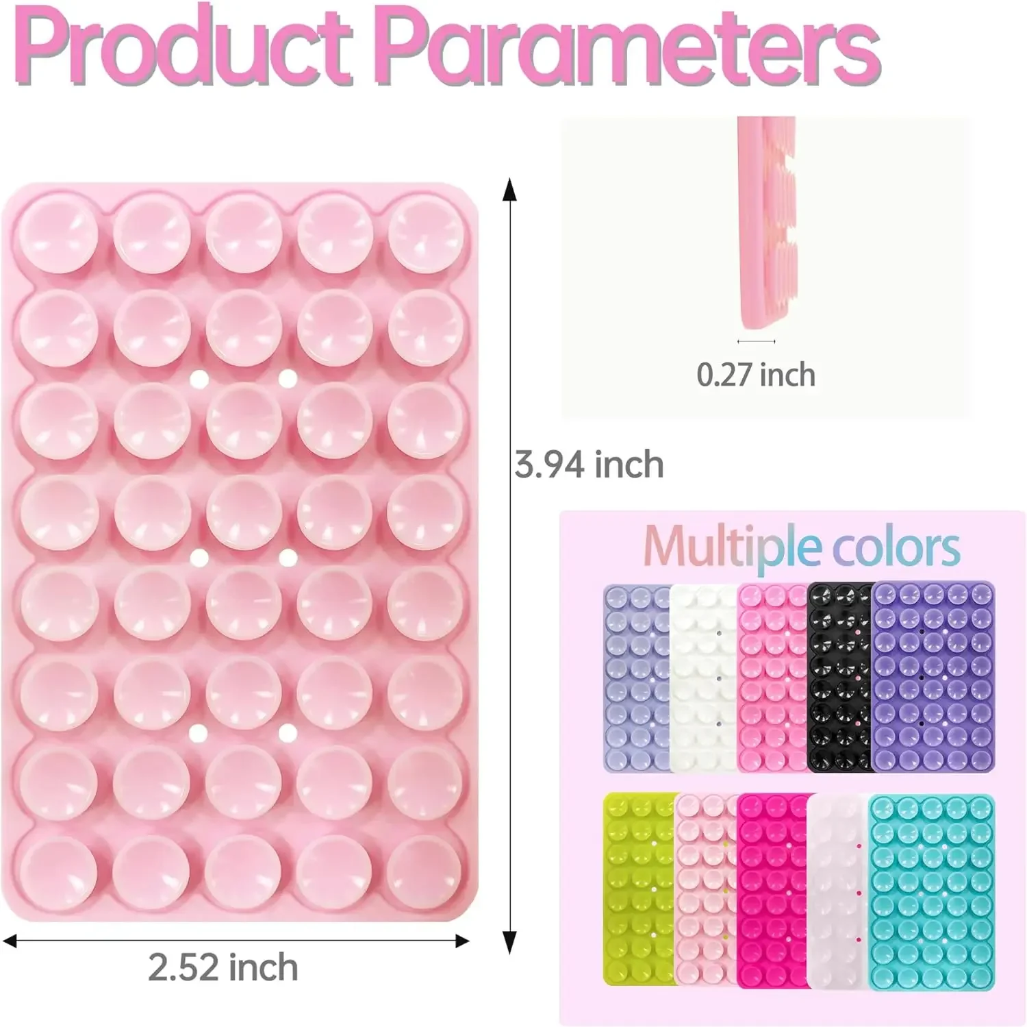 Double-Sided Suction Cup Phone - Phone Cases Rubber recension och pris