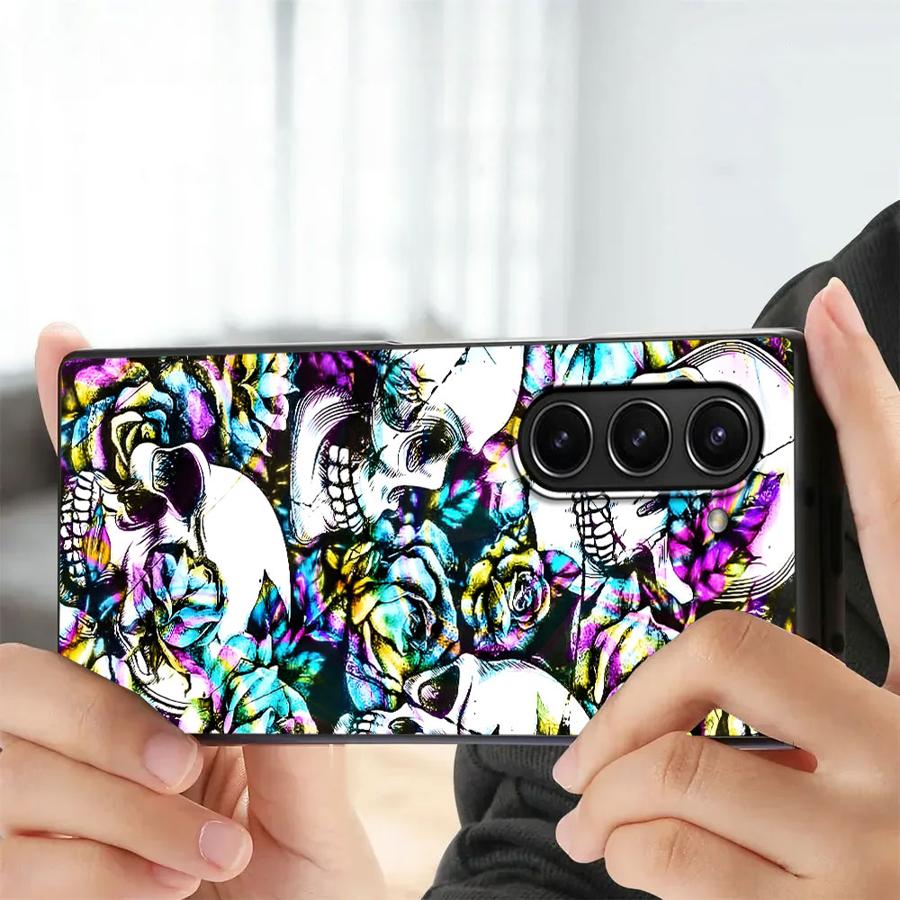 Skull Art Case for Samsung Gal - Phone Cases Z Fold 7 recension och pris