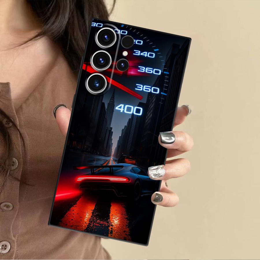 Red Car Gauge Case for Samsung - Phone Cases Samsung S25 Ultra recension och pris