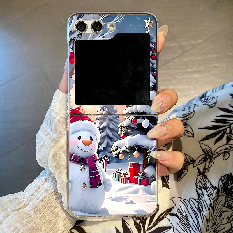 Christmas Snowman Elk Phone Ca - Phone Cases Z Fold 7 recension och pris