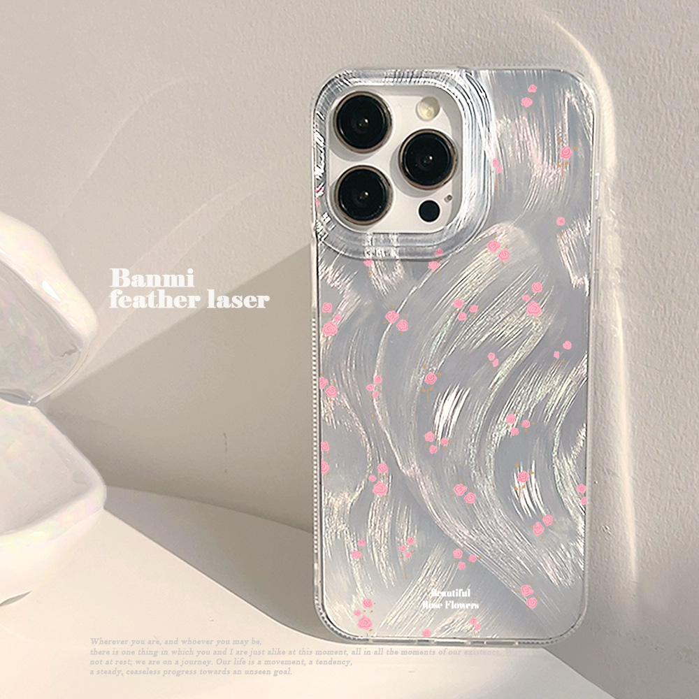 Simple Pink Flowers Phone Case - Phone Cases Pink recension och pris