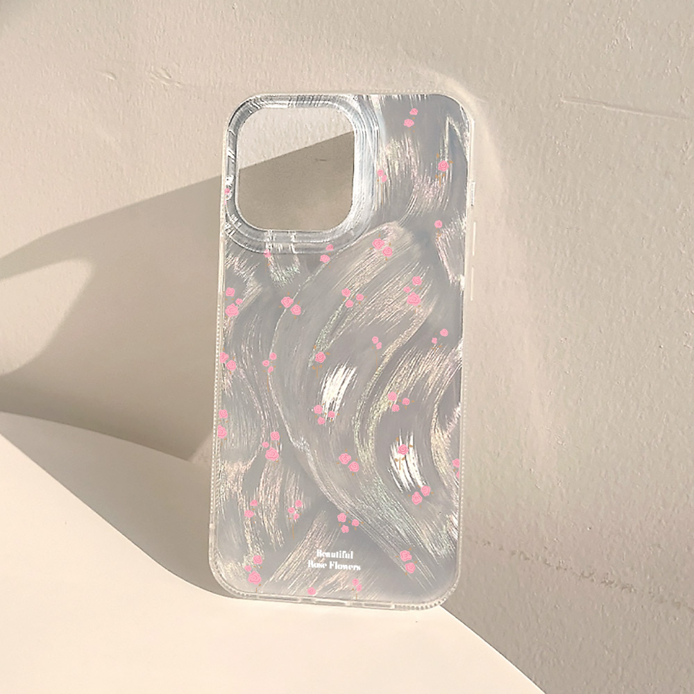Simple Pink Flowers Phone Case - Phone Cases Pink recension och pris
