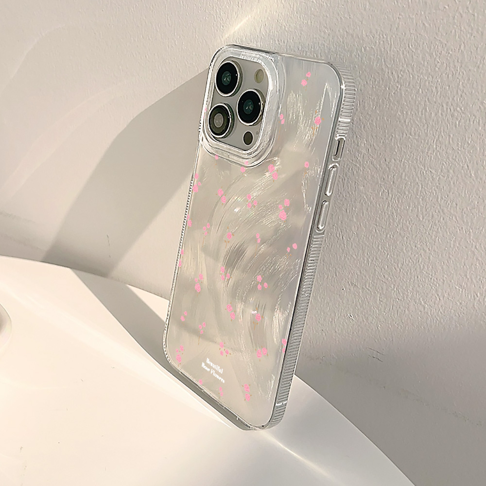 Simple Pink Flowers Phone Case - Phone Cases Pink recension och pris