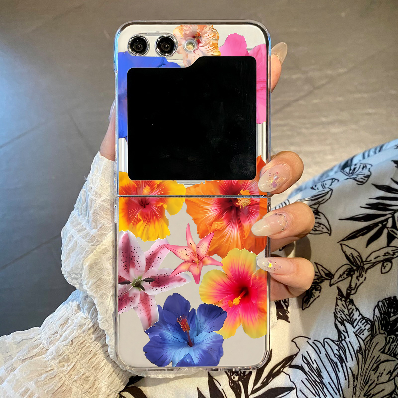 Realistic Floral Print Phone C - Phone Cases Z Fold 7 recension och pris