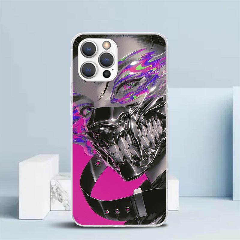 Girl Art Punk Soft Cover for i - Phone Cases That Fit Iphone 16E recension och pris