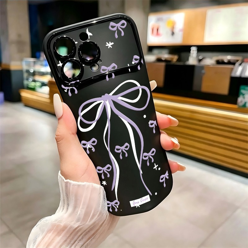 Large Purple Bow Star Doodle P - Phone Cases Drawing recension och pris