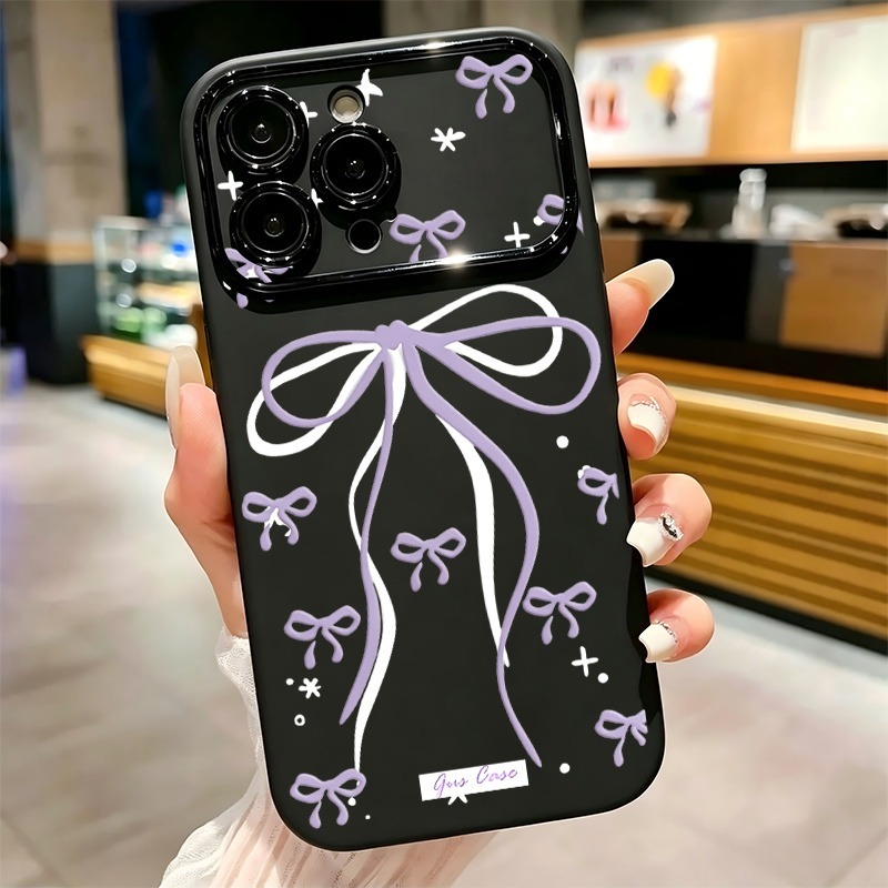 Large Purple Bow Star Doodle P - Phone Cases Drawing recension och pris