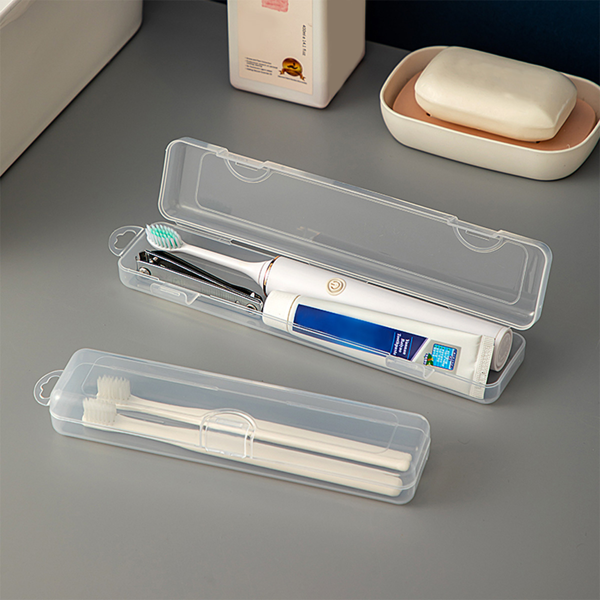 WORTHBUY Toothbrush Box Transp - Phone Cases The Dairy recension och pris