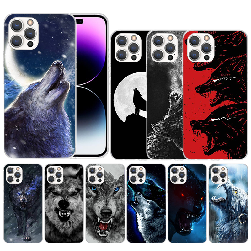 Angry Animal Wolf Fierce Soft  - Phone Cases That Fit Iphone 16E recension och pris