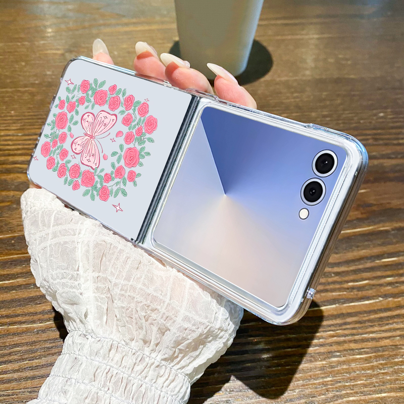 Pink Flowers Pattern Phone Cas - Phone Cases Z Fold 7 recension och pris