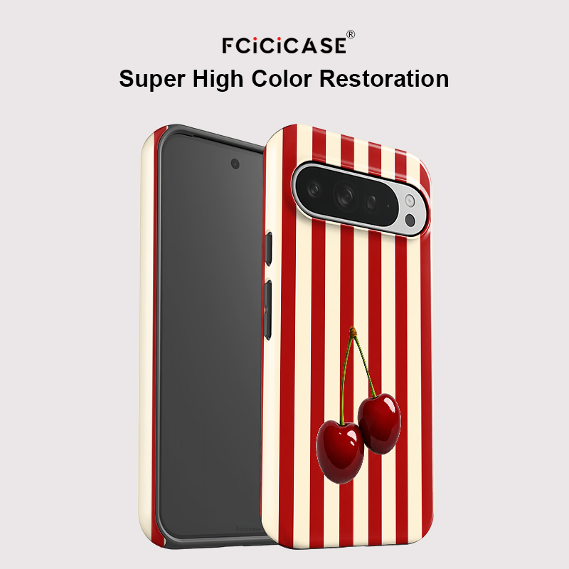Fcicicase Cherry Stripe Patter - Phone Cases Pixel 10 Pro recension och pris