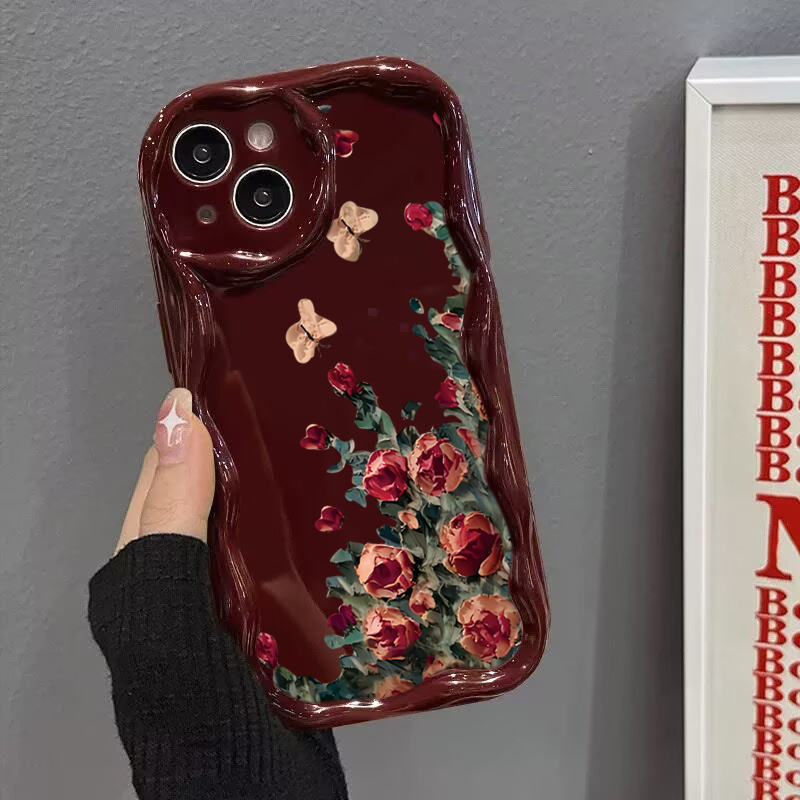 Retro Oil Painting With Floral - Phone Cases Drawing recension och pris