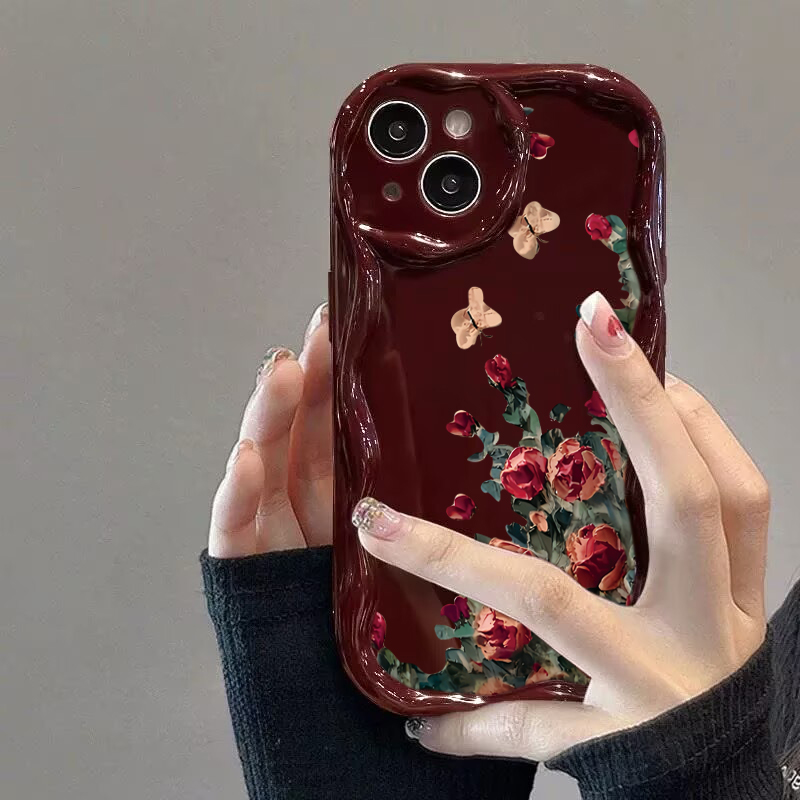 Retro Oil Painting With Floral - Phone Cases Drawing recension och pris