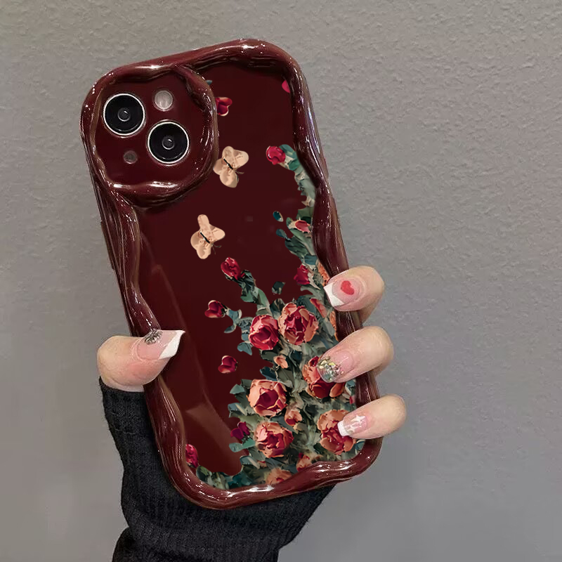 Retro Oil Painting With Floral - Phone Cases Drawing recension och pris