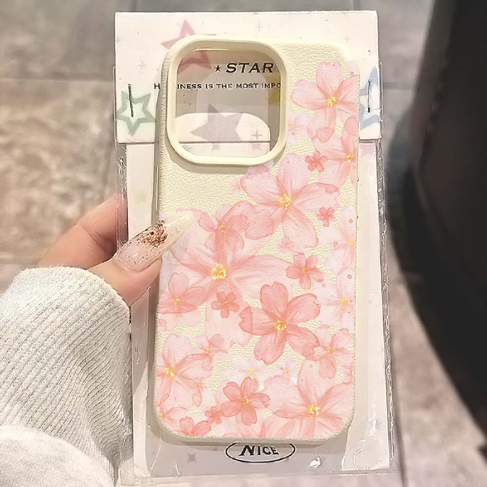 Pink Sakura Floral Matte Phone - Phone Cases Pink recension och pris