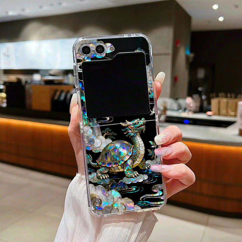 Stylish Tiger Dragon Marble Te - Phone Cases Z Fold 7 recension och pris