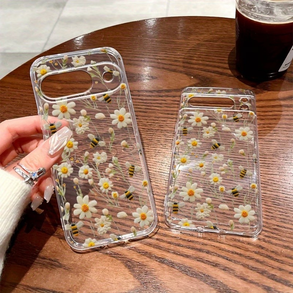 Cute Honeybee Flower Pattern S - Phone Cases Pixel 10 Pro recension och pris