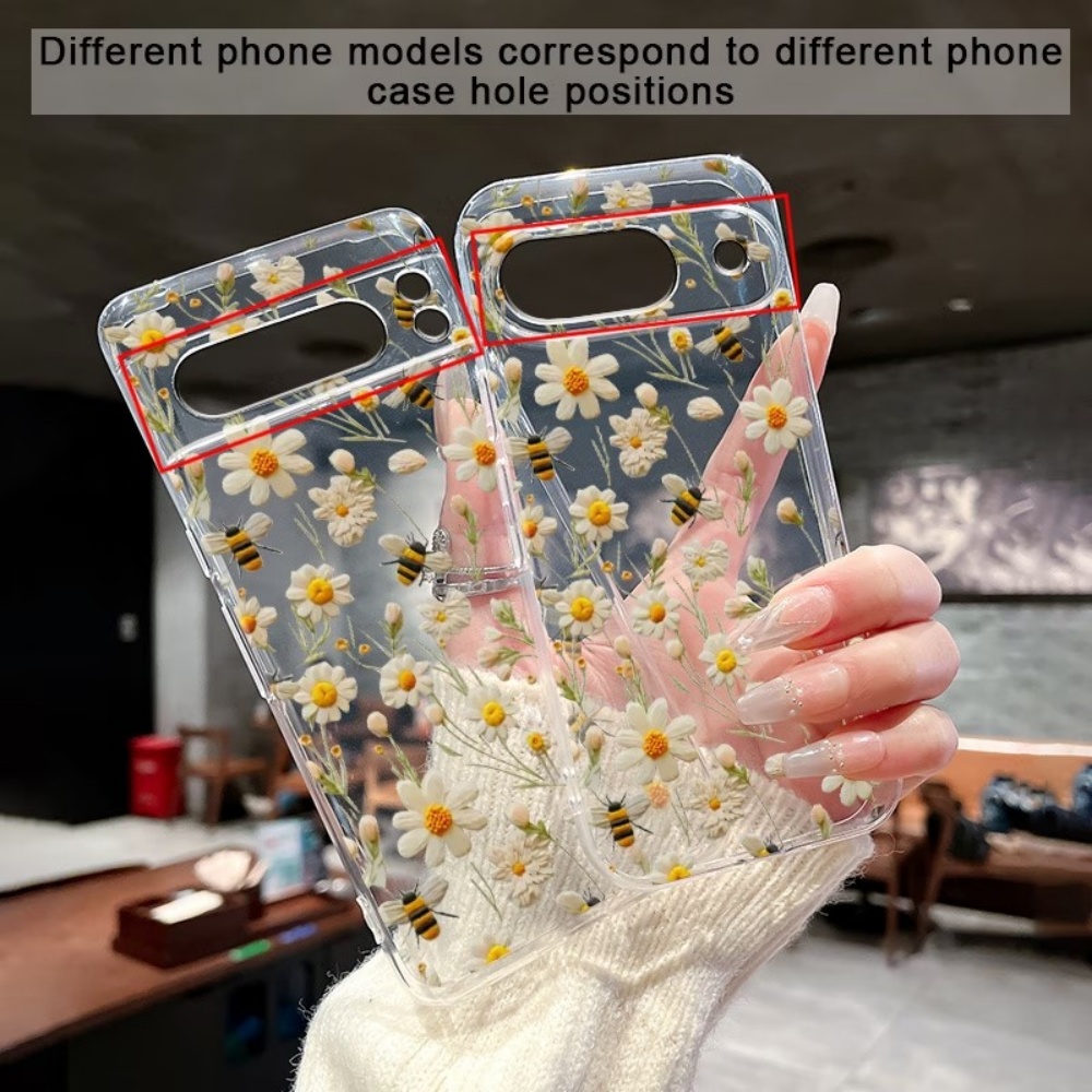 Cute Honeybee Flower Pattern S - Phone Cases Pixel 10 Pro recension och pris