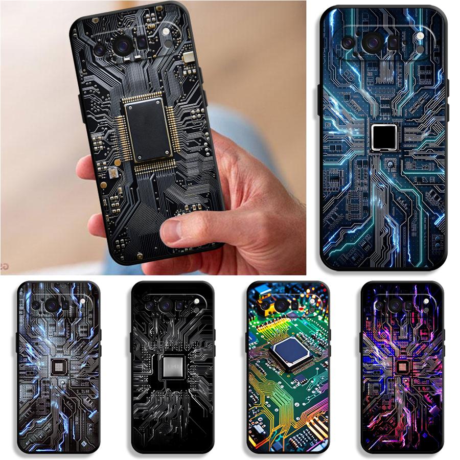 Retro Circuit Board Funda Phon - Phone Cases Pixel 10 Pro recension och pris