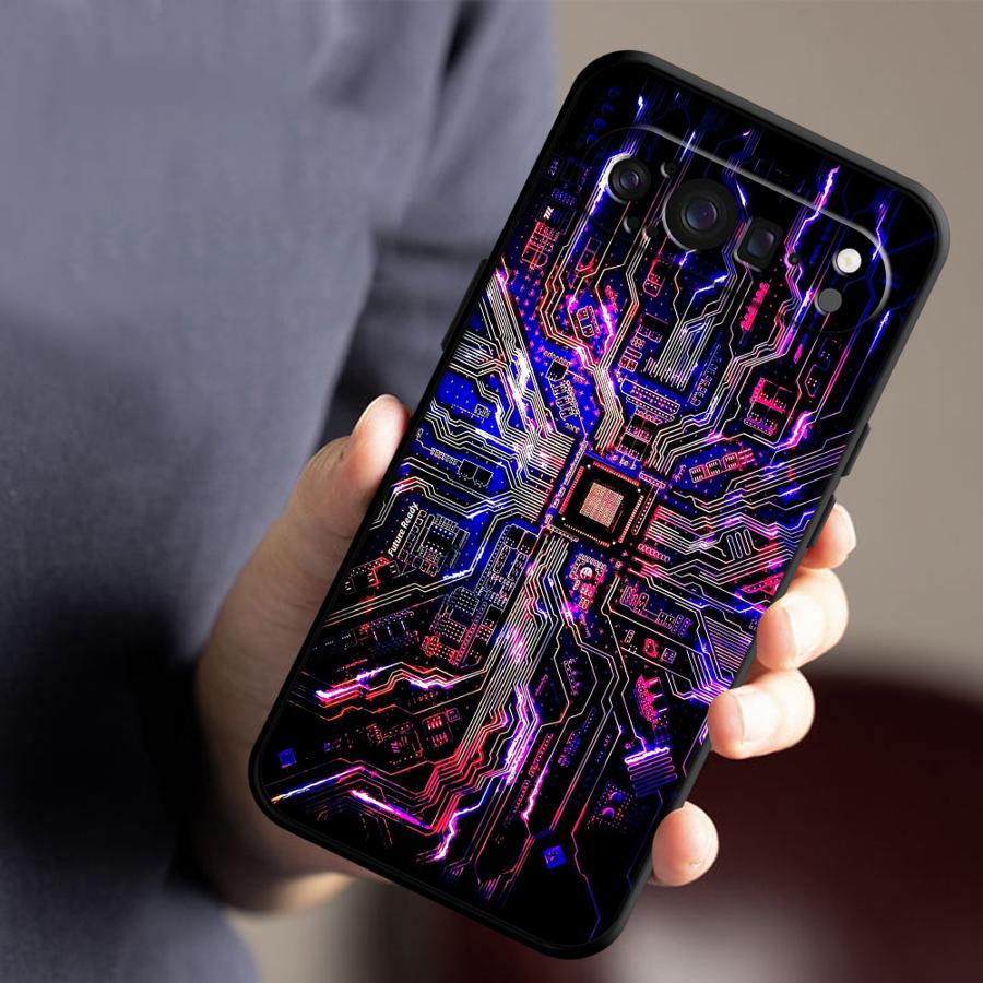 Retro Circuit Board Funda Phon - Phone Cases Pixel 10 Pro recension och pris