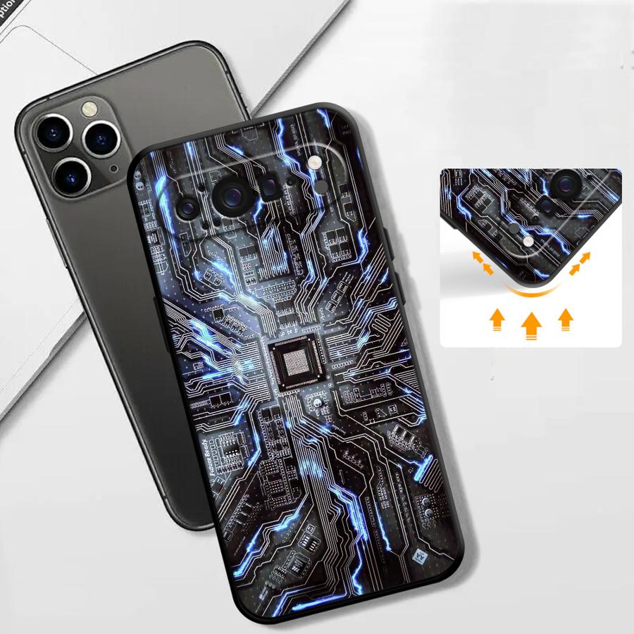 Retro Circuit Board Funda Phon - Phone Cases Pixel 10 Pro recension och pris