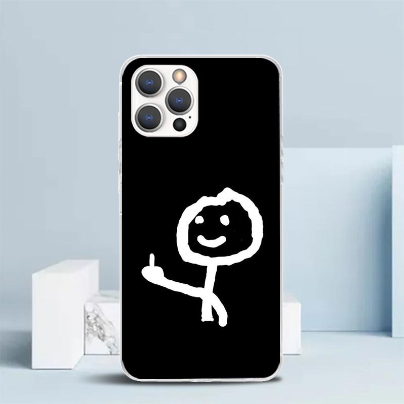 Middle Finger Soft Cover for i - Phone Cases That Fit Iphone 16E recension och pris