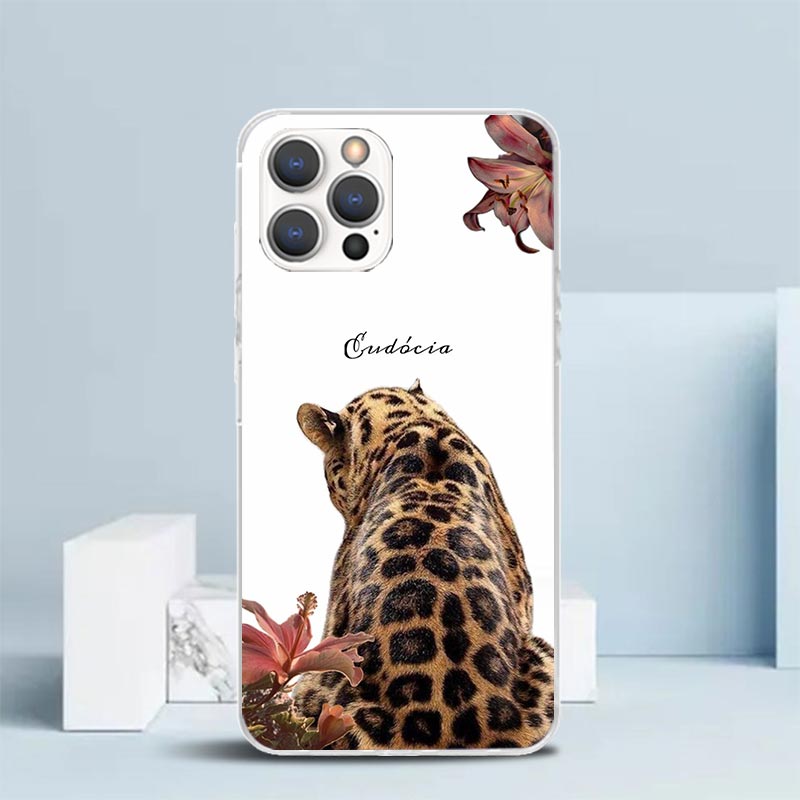 Pink Leopard Print Soft Cover  - Phone Cases That Fit Iphone 16E recension och pris