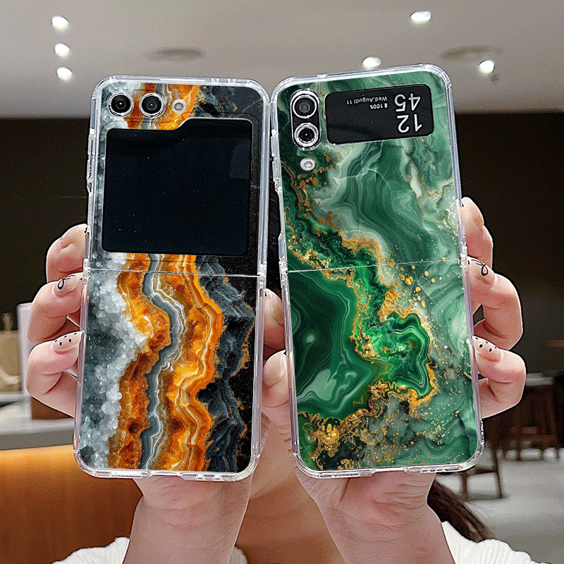 Artistic Colorful Marble Textu - Phone Cases Z Fold 7 recension och pris
