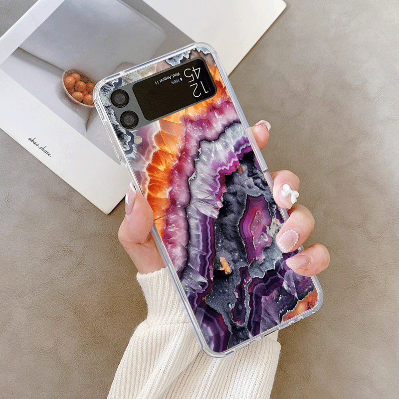 Artistic Colorful Marble Textu - Phone Cases Z Fold 7 recension och pris